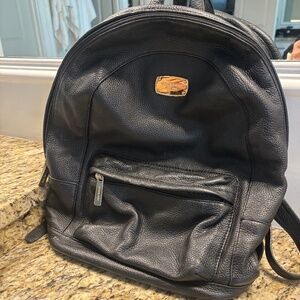 Leather Michael kors backpack